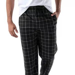 IZOD Big & Tall Silky Fleece Pajama Pants EBONY